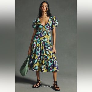 Anthropologie Multicolor Textured Fabric